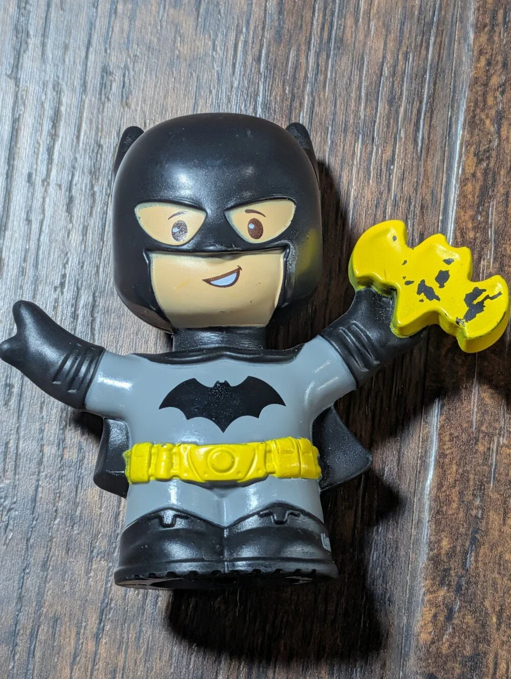 Fisher Price Little People Batman Toy Figure Batarang DC Superfriends Comics
